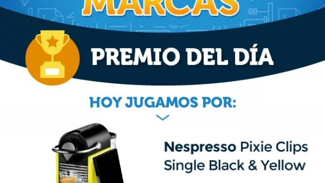 Arrancamos el lunes con un buen café: una cafetera Nespresso en El Juego de las Marcas