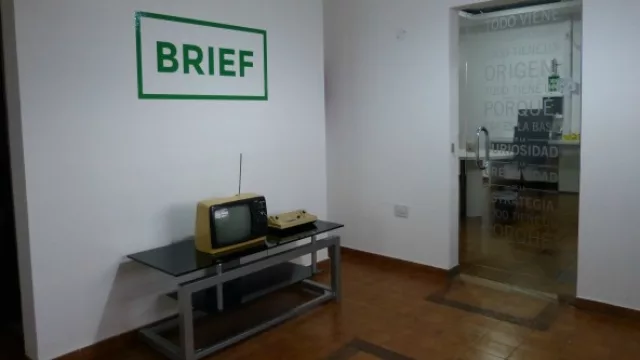 Entrada de la agencia