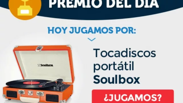 Hoy jugamos por un tocadiscos Soulbox