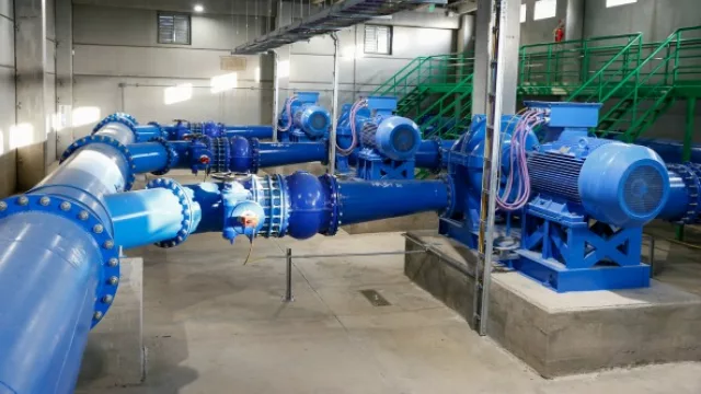 La nueva estación elevadora de presión Las Violetas. 