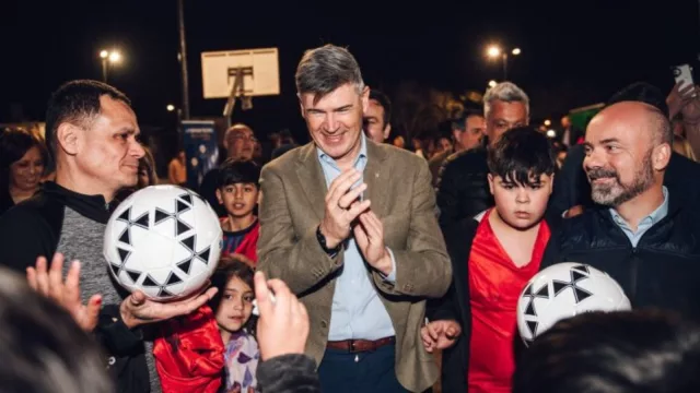 Passerini inauguró la refuncionalización de la Plaza Loriana Tissera: “Acá el dolor de un padre se transformó en amor