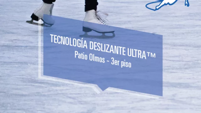 Profidelis inauguró Ice X-Kating en Patio Olmos (hielo ecológico a cero gasto de agua y energía)