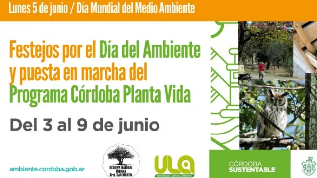 Sumate a las actividades de la Semana del Ambiente en la ciudad de Córdoba