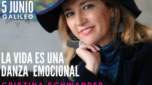 Cristina Schwander pone a bailar las emociones: se viene una conferencia experiencial (en Galileo)