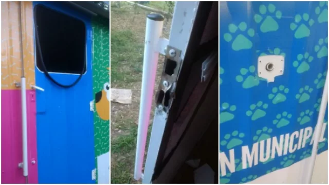 Vandalizaron el móvil de castración de mascotas del Municipio