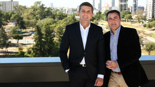 Juan Cruz e Iván Lozada. Presidente y Vice de la empresa que creó su madre y que hoy tiene 80 franquicias en todo el país.