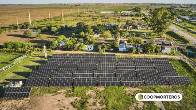 El Primer Parque Solar Fotovoltaico Comunitario de la Provincia de Córdoba, lo tiene CoopMorteros