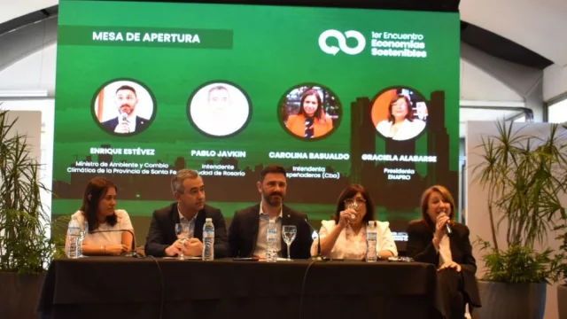 Despeñaderos presente en la apertura del Primer Encuentro de Economías Sostenibles (en Rosario)