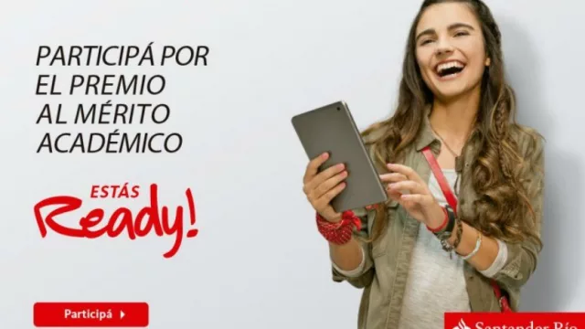 Premio al Mérito Académico de Santander Río Universidades: 300 becas de $3000 y un viaje a España
