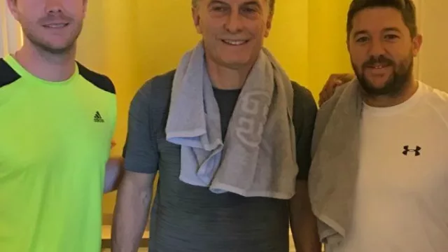 Empresario cordobés se topó con Macri en el gym y le contó su plan para armar centro de distribución en China