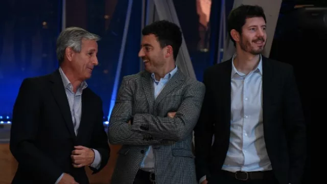 Ibarra, De Loredo y Borrmann en la presentación del Portal de Datos Abiertos.