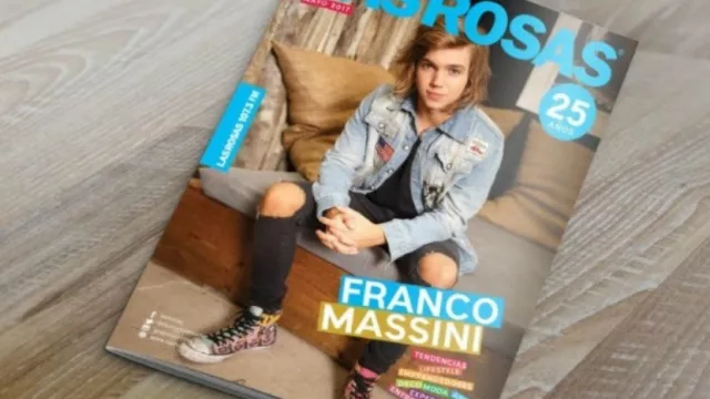 Este mes Las Rosas presenta a Franco Massini, uno de los actores la exitosa novela de Telefé (¿ya la viste?)