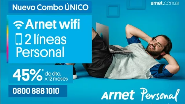 La nueva oferta permite al cliente contar con los tres servicios (Arnet, Personal y Telecom).