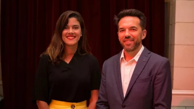 Amelia Ferrer, directora Comercial de Lozada e Iván Topolevsky, director de Mida.