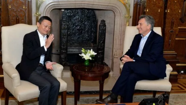 El presidente Macri recibió a Jack Ma, presidente ejecutivo del Grupo Alibaba.