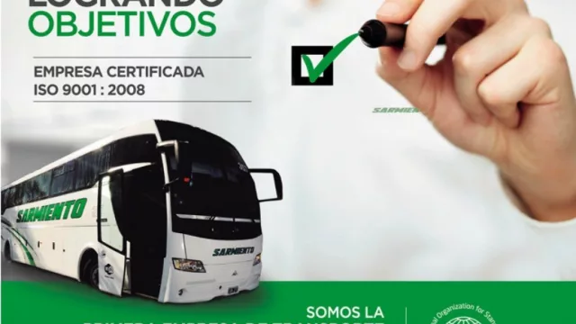 Grupo Sarmiento, la empresa que vende 1,5 M de pasajes por mes, obtuvo la certificación IRAM-ISO 9001 