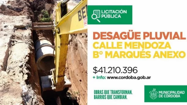 Construirán un desagüe para evitar anegamientos en Marqués Anexo y Villa El Nylon