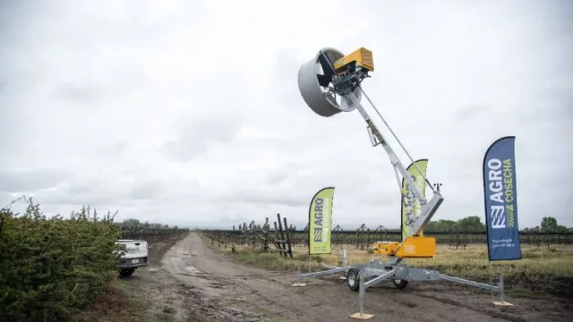 Mendoza tiene las primeras máquinas anti heladas del país