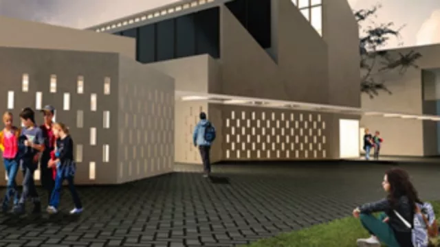 Alojará más de 1000 alumnos de los niveles inicial, primario y secundario.