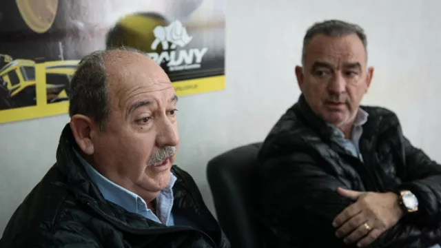 Raúl Giai Levra y José López, presidente y vice de la compañía varillense. 