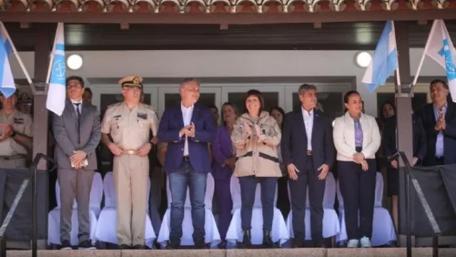 Bullrich inauguró junto al Gobernador Llaryora una unidad de Prefectura Naval en Embalse