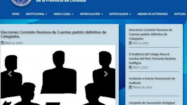 Con el foco en la autogestión, el Colegio de Martilleros y Corredores Públicos rediseñó su web