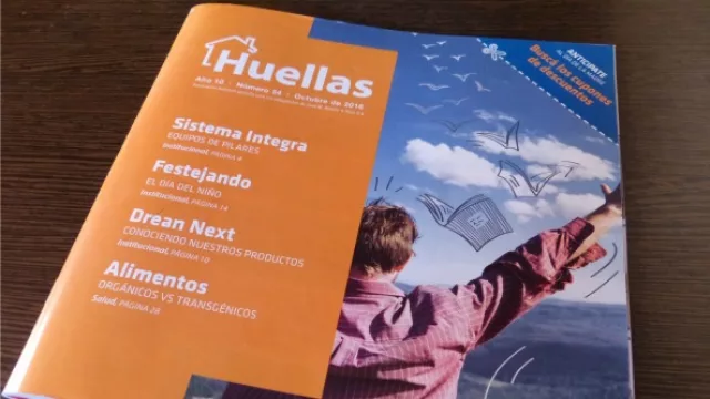 Portada de el último número de Huellas, la revista de Alladio.