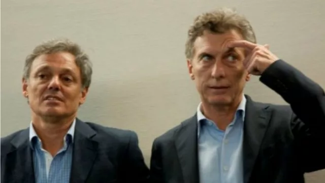 Francisco Cabrera y Mauricio Macri.