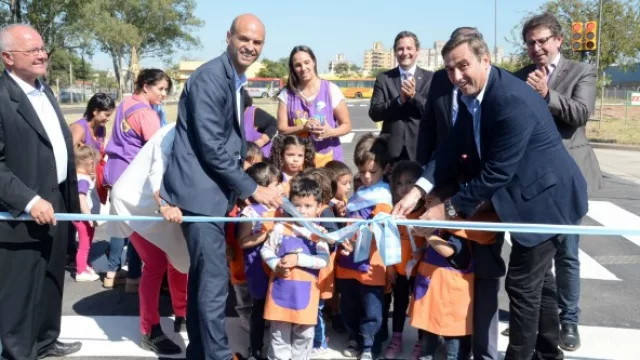 Mestre puso en funcionamiento la nueva pista de educación vial (Dietrich estuvo presente)