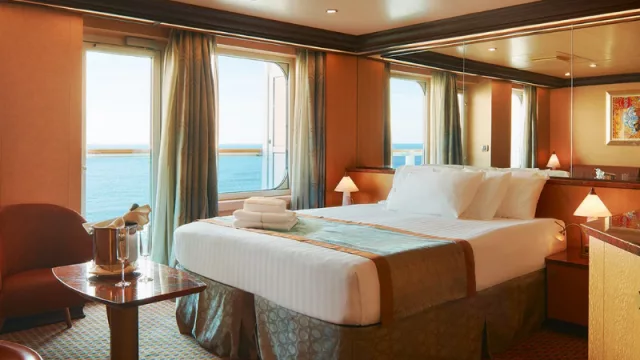 Un camarote del Costa Diadema, el crucero que vuelve a la temporada en Sudamérica