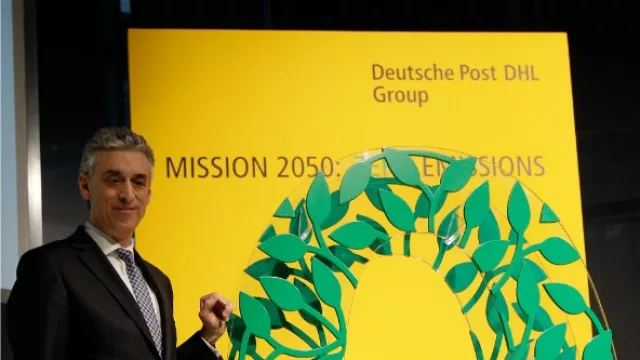 Frank Appel, CEO de DHL destacó la importancia del cuidado del medio ambiente.