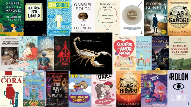 Los 50 libros (y los 10 discos) más vendidos del 2024 en Argentina (Rolón, García Márquez, J.K. Rowling y Charly García)