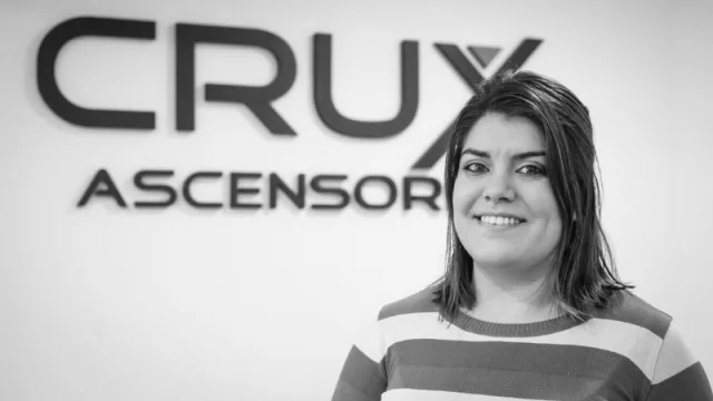 El equipo de Crux Ascensores (Foto: Álvaro Corral)
