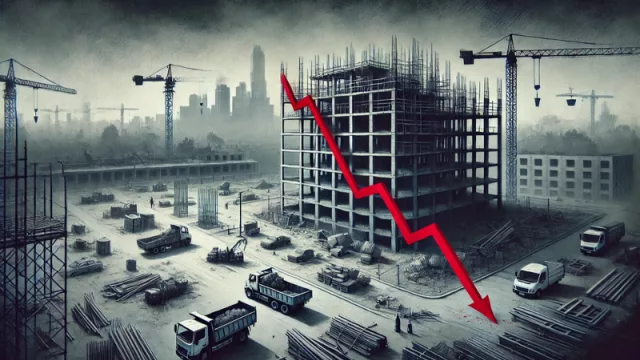 La oveja negra de la economía: la construcción se retrae casi 27% en los números del grupo Construya
