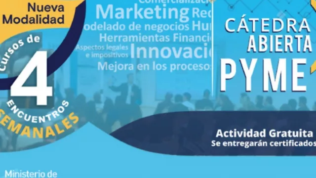 Programa Cátedra Abierta Pyme, nueva oportunidad de aprender a emprender