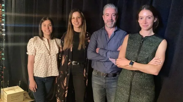 Bárbara López Russo, Julieta Biagioni, Sebastián Silva y Maia Eliscovich Sigal.