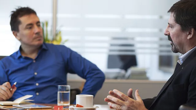 Como banco medido en préstamos estamos en posición 12 ó 13, y tenemos 180 sucursales en todo el país.
