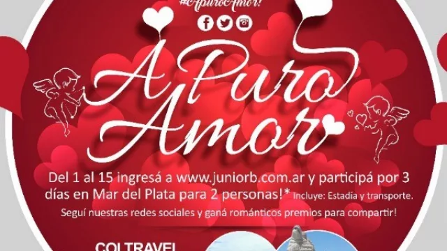 Junior B te regala un viaje a Mar del Plata #APuroAmor