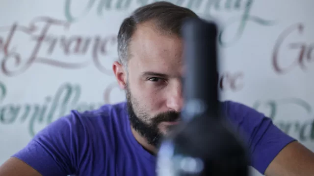 El emblema de uva en Chile hecho en Argentina