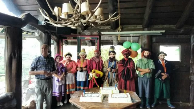 Sergio Roggio contó la historia de Peñón y dio una palabras de agradecimientos a los presentes.