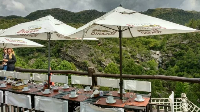 Un desayuno con una vista increíble.