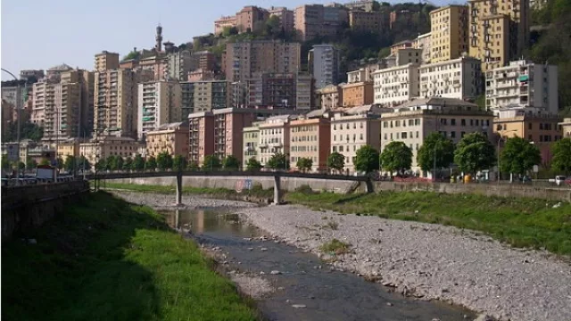 Acá el Suquía y en Génova el temible Bisagno