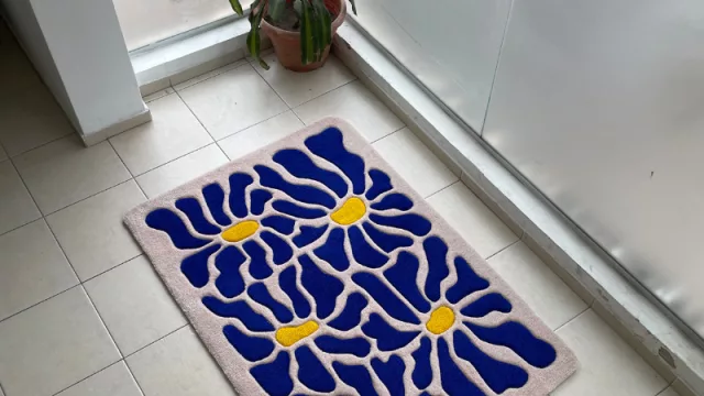 No más “Welcome”: Pipi Rugs, las alfombras personalizadas y de diseño (cuánto sale aprender a hacer una)