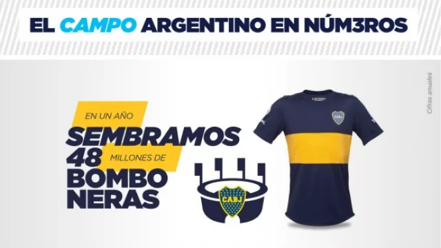 Las cadenas agroalimentarias produjeron 116,5 millones de tn de granos, con la siembra de 34 millones de hectáreas, equivalente sembrar 48 millones de Bomboneras.