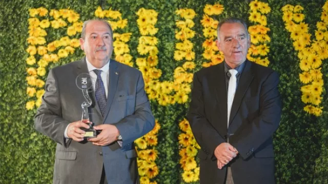 Los directivos de Pauny, Carlos Giai Levra - Presidente y José María Lopez - Vicepresidente.