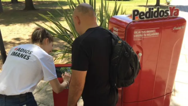 PedidosYa canjea imanes por bouchers en Córdoba entre el 12 y el 14 de diciembre.