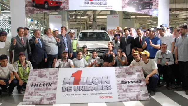 999.998, 999.999... ¡1.000.000 de Hilux y SW4 made in Argentina!