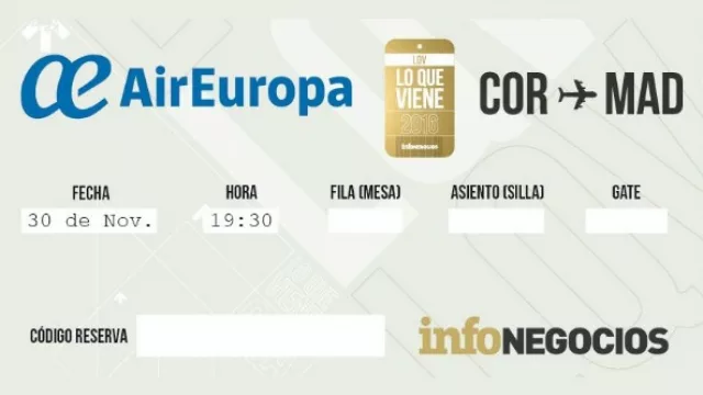 Ya están a la venta los tickets para El Despegue de Lo Que Viene (main sponsor: Air Europa)