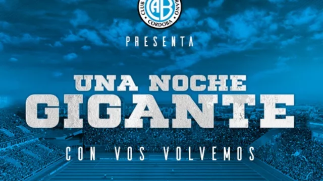 Belgrano te invita a su Noche Gigante (networking  y venta de palcos VIP)