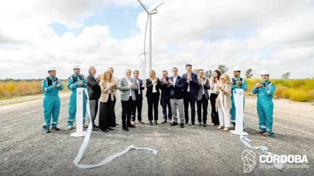 Córdoba estrena el parque eólico con los aerogeneradores más grandes de Argentina